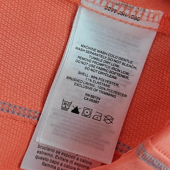 Columbia Softshell Fleece Jacket Coral Zip Up Outdoor Hiking Winter Fall Medium - Picture 7 of 11